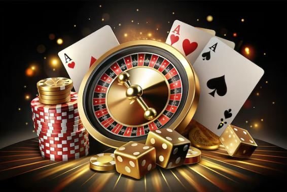 Tampilan ikon keamanan dan privasi pada platform hiburan online